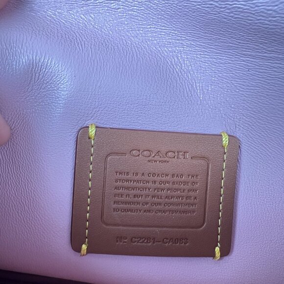 Coach Pillow Tabby 26 Shoulder Bag in Ombré leather CA083 - Picture 2 of 14